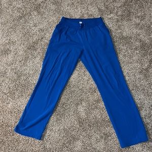 Women’s WonderWink Brand Royal Blue Scrub Bottoms. Size SMALL